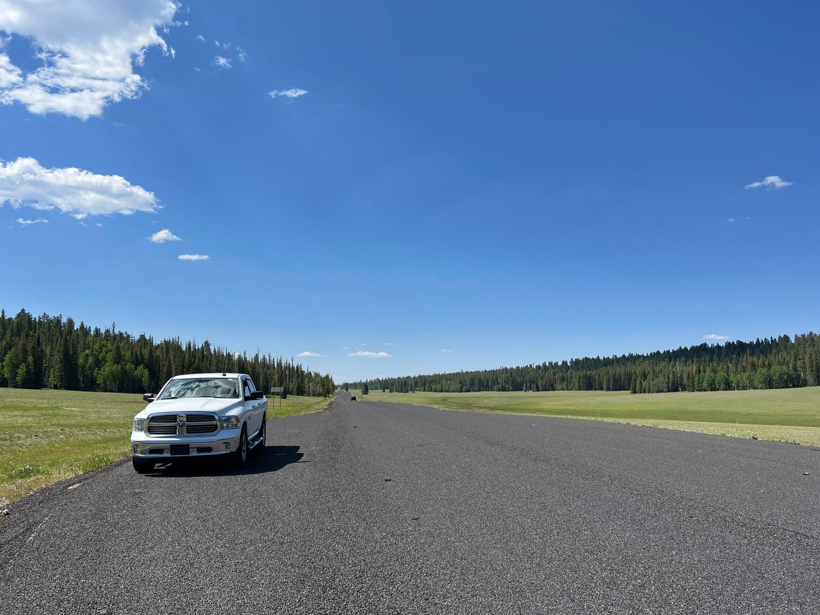 The drive to the North Rim via State Route 67.