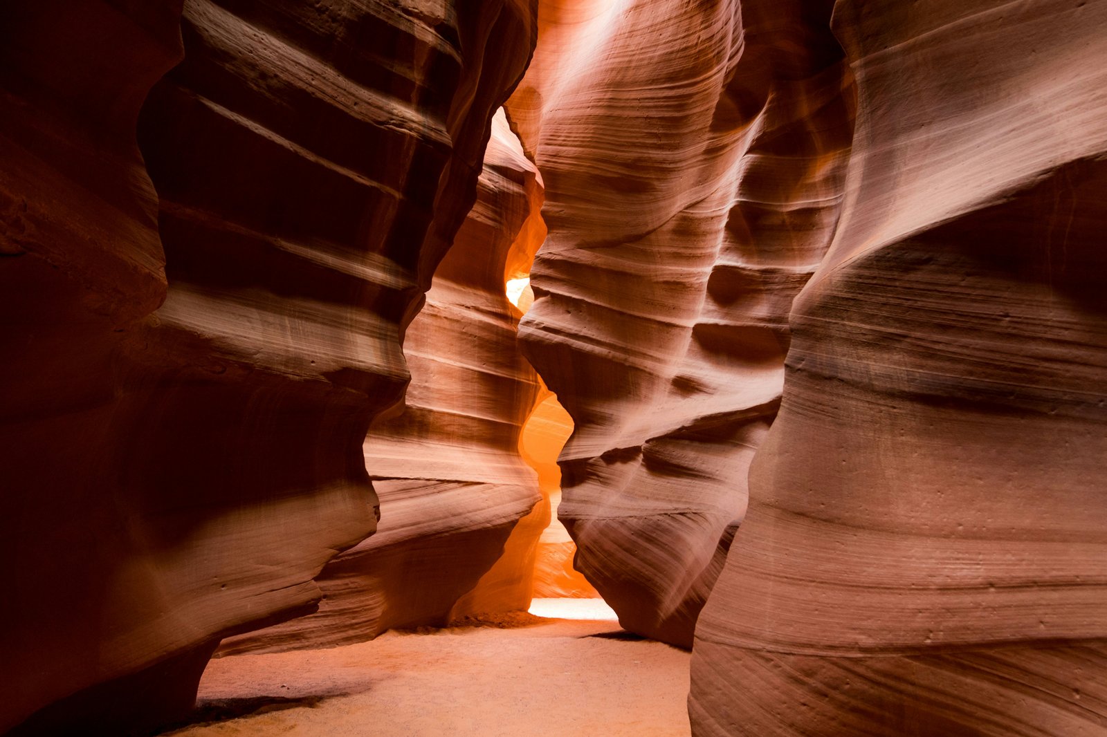 picture of orange slot canyon