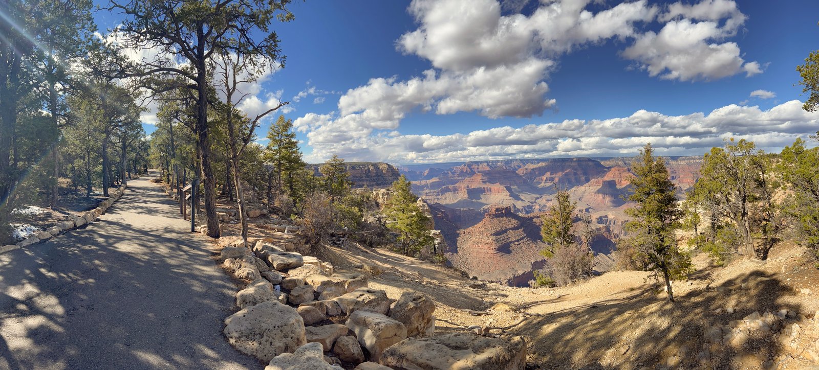 Rim Trail at Grand Canyon South Rim